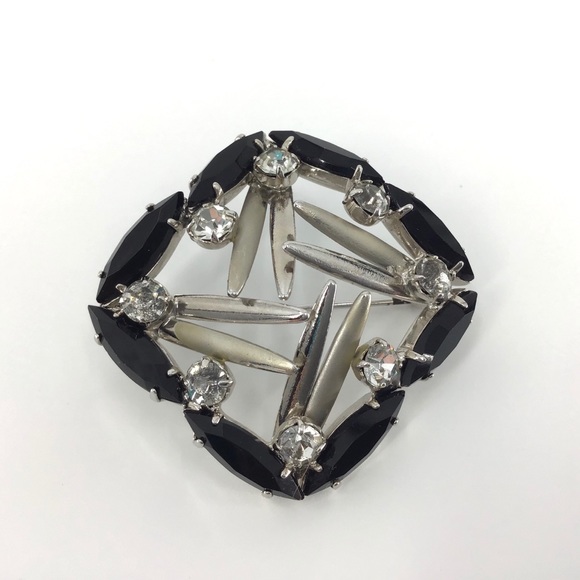 Vintage Rhinestone Brooch - Picture 1 of 13